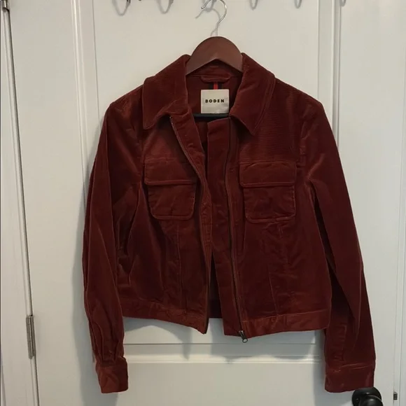 Boden Women's Deep Red Utility Jacket - Picture 1 of 2